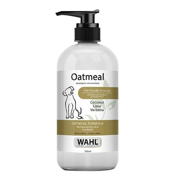Wahl Oatmeal Shampoo Concentrate Coconut Lime Verbena for Dogs 300ml