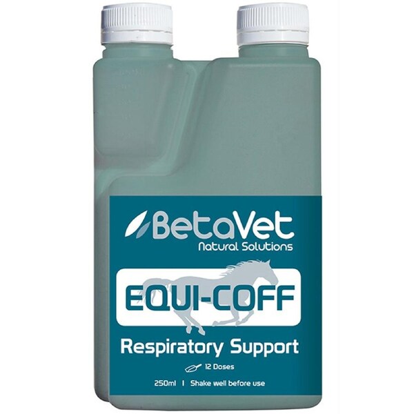 BetaVet Natural Solutions Horse Equi-Cough Respiratory Support Supplement 250ml