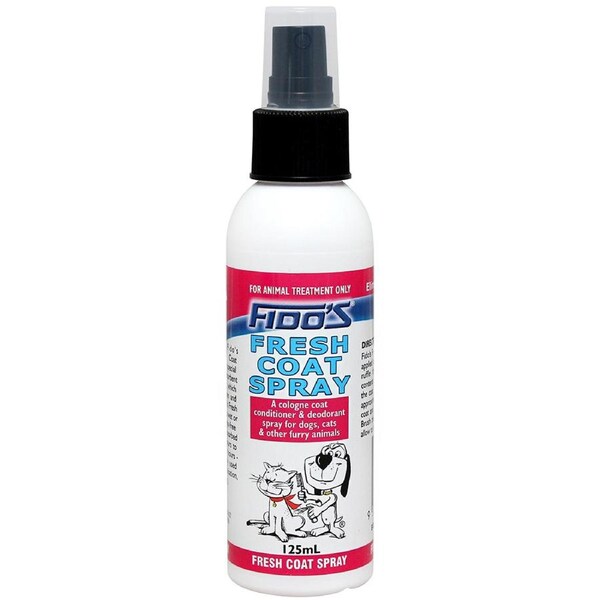 Fidos Fresh Coat Spray Conditioner & Deodorant Spray for Dogs & Cats 125ml