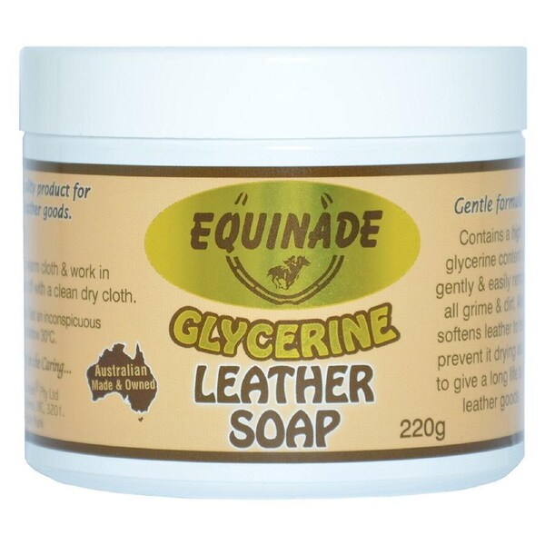 Equinade Glycerine Leather Saddle Harness Boots Cleaner Soap 220g