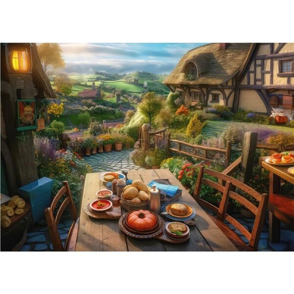 Schmidt - Breakfast With A View Puzzle 1000pc