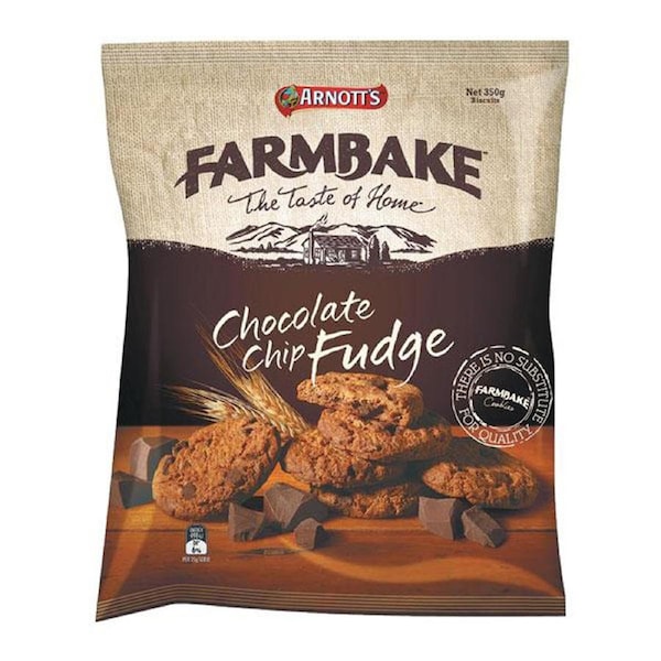 Arnotts Farm bake Chocolate Chip Fudge 310g x 1