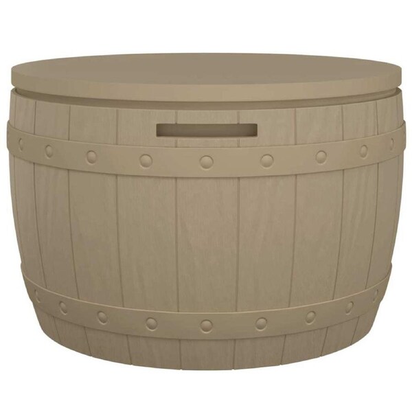 Outdoor Storage Box Container Indoor Chest Seat Container Patio Table 67.5x44cm