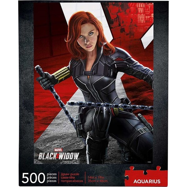 Aquarius Marvel Black Widow Movie 500 Piece Jigsaw Puzzle