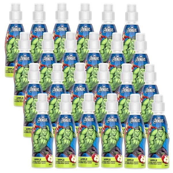 Fruity Burst 250Ml Avengers Hulk & Ironman Apple 24 Pack