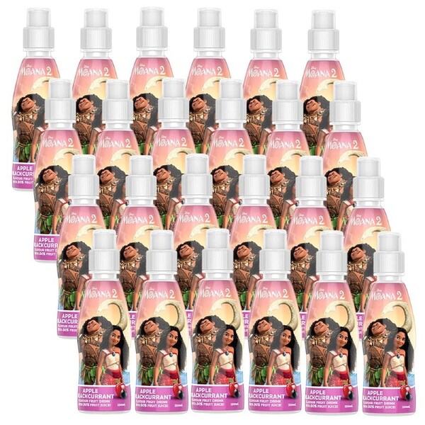Fruity Burst 250Ml Maui & Moana Apple Blackcurrant 24 Pack