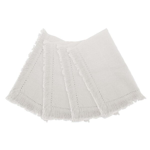 J.Elliot Avani set of 4 napkins ivory