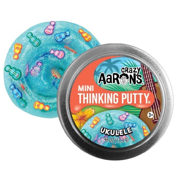 Crazy Aaron's 2 inch Mini Thinking Putty Ukelele