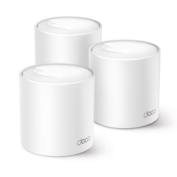 [Deco X1500(3-pack)] AX1500 Whole Home Mesh Easy-Setup Wi-Fi 6 System