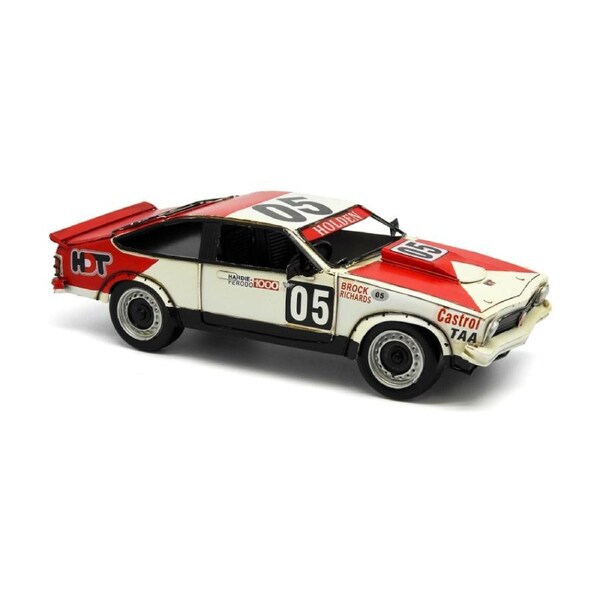 Boyle 1978 Torana Bathurst Metal Car Home/Room Ornament Decor 27x8cm Red
