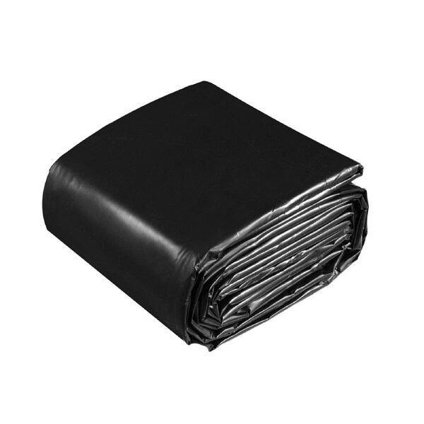 4x10m Pond Pool Liner HDPE Fish Waterfall Water Garden Skin Pad Black Reservoir Fountain Landscaping Koi Aquaculture Farming Sewage Heavy Duty 0.2mm