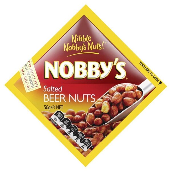 Nobby's Salted Beer Nuts 50g x 12