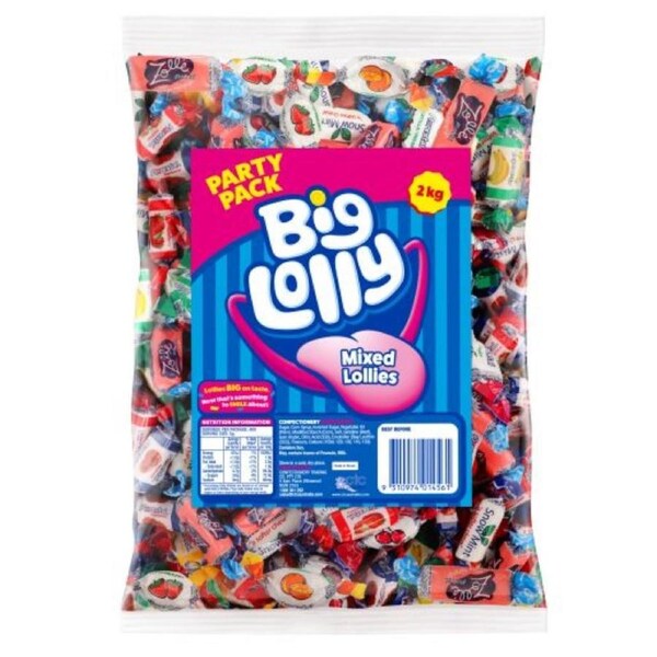 Big Lolly Mixed Lollies 2kg x 1