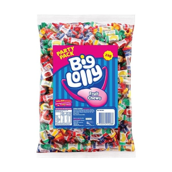 Big Lolly Fruit Chews 2kg x 1