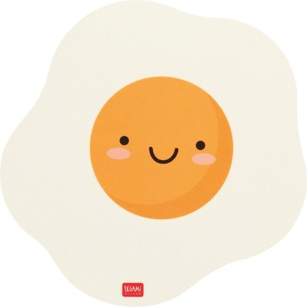 Legami PVC Mousepad Anti-Slip Computer/Laptop Mouse Mat Pad Stationery Egg