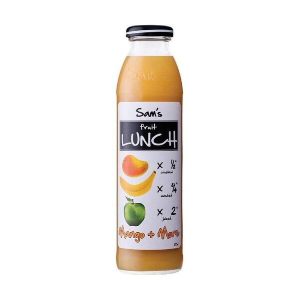 Sams Fruit Lunch Mango 375ml x 12