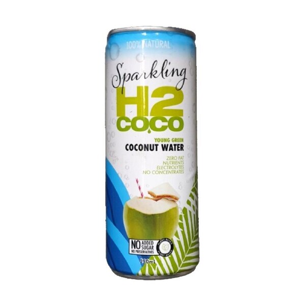 H2coco Sparkling Coconut Water 250ml x 12