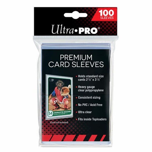 Ultra PRO Premium Trading Card Clear Sleeves 100-Pack - Standard Card Size