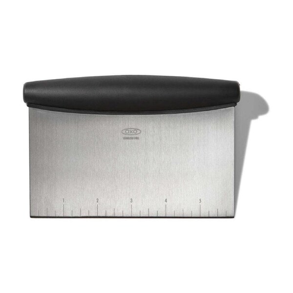 Oxo Good Grips Stainless Steel Multi-Purpose Scraper & Chopper Prep Tool Black
