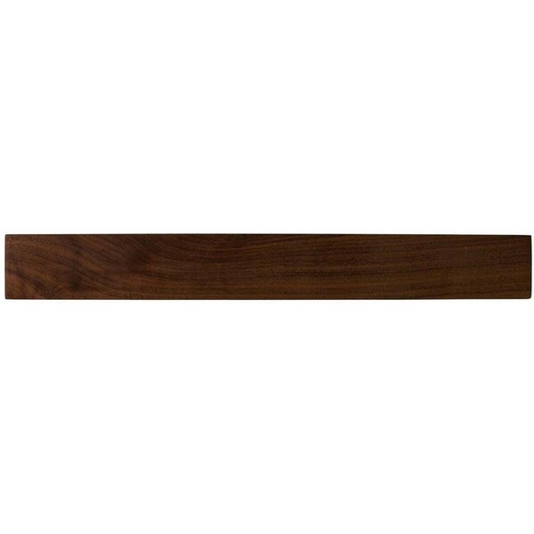 Cheftech Walnut Wood 45cm Magnetic Knife Rack/Strip Wall Mounted Organiser Brown