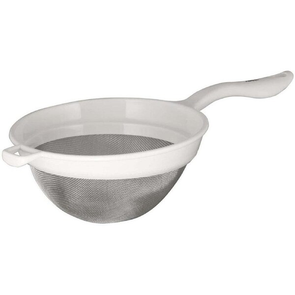 Avanti 15.5cm SS Strainer/Drainer w/ Plastic Frame/Handle Cooking Utensil White