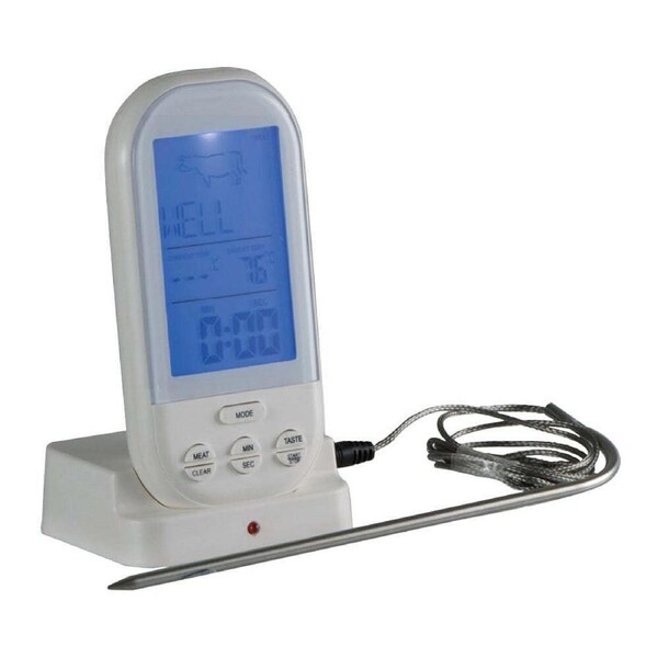 Avanti Digital Cooking Thermometer Probe Baking Temperature Gauge w/ Stand White