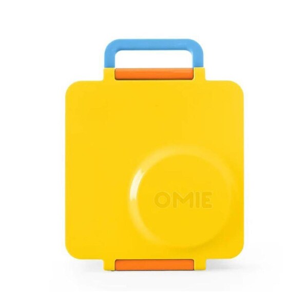 Omie Omiebox V2 Hot & Cold 21.5cm Kids Bento Box w/ Thermos Lunchbox Sunshine