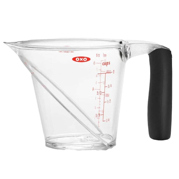 Oxo Good Grips 8oz Angled Measuring Cup Kitchen Baking/Cooking Jug w/ Handle CLR