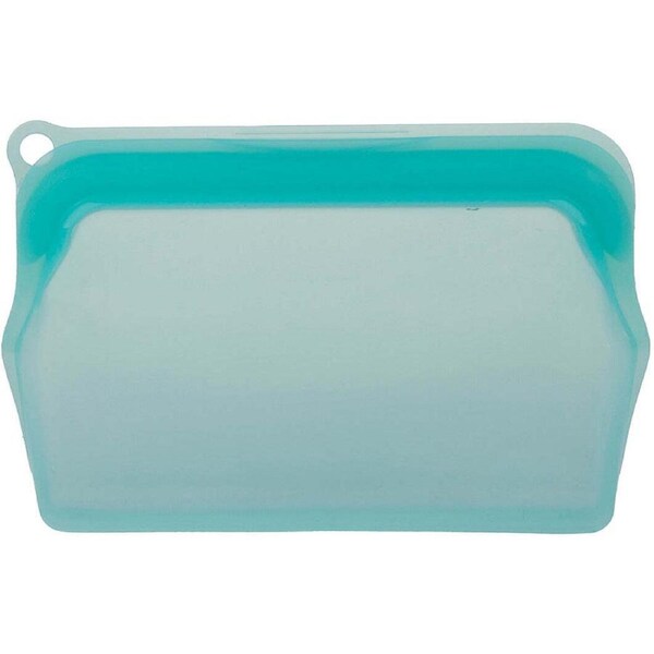Appetito Small 330ml Silicone Food Storage Bag Reusable Snack/Liquid Pouch Aqua