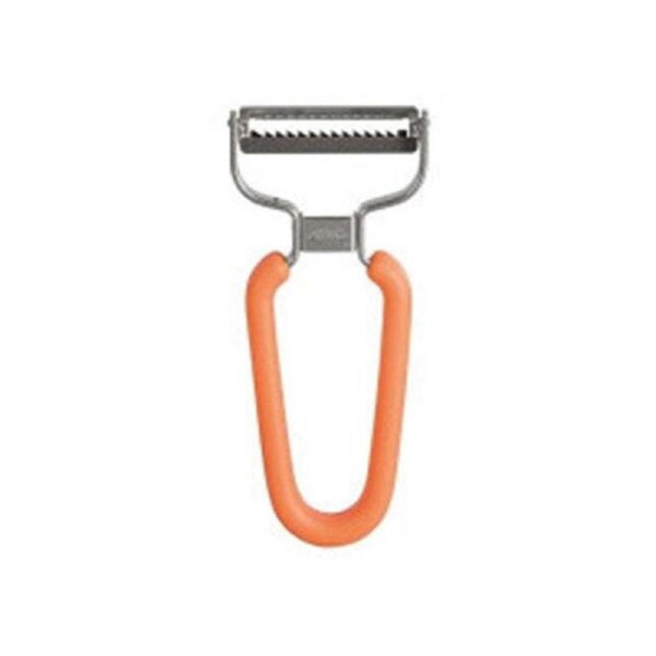 Avanti Stainless Steel Julienne Fruit/Vegetable Peeler Kitchen Swivel Blade ORNG