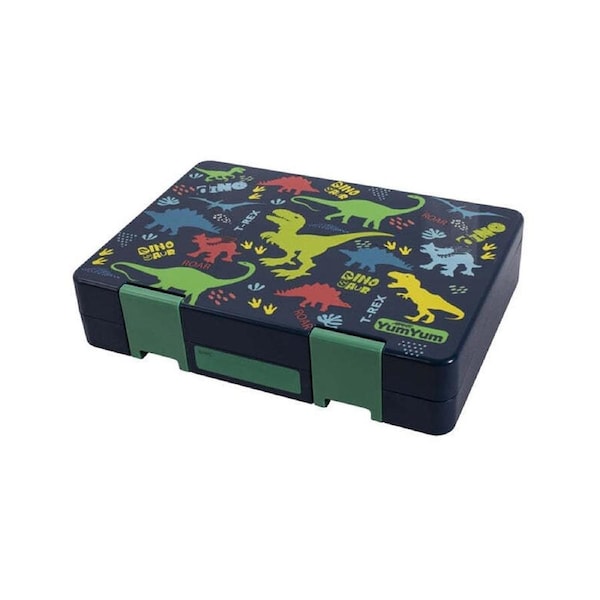 Avanti Yum Yum Kids/Children Bento Box w/Divider Lunch Container Dinosaur Parade