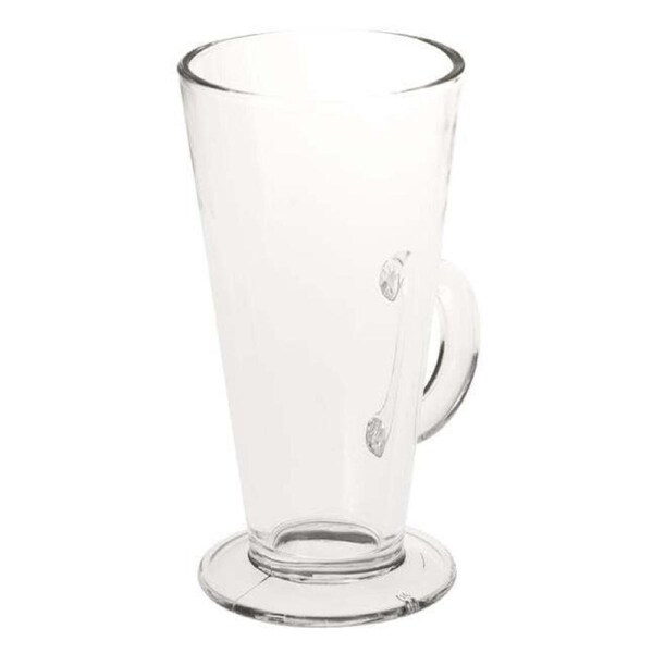 2pc Avanti 250ml Latte Glass Cup w/ Handle Coffee Drink Mug Glassware Set Clear