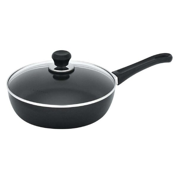 Scanpan Classic Induction 28cm/3L Saute Pan Cast Aluminium Cookware Round Black