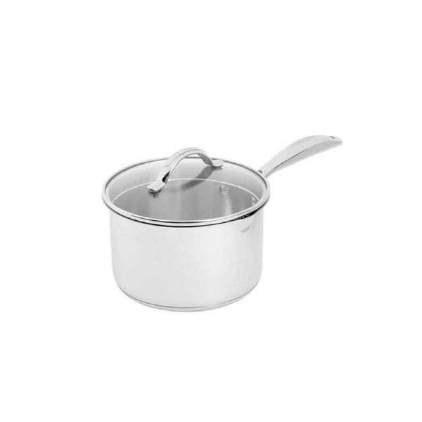 Scanpan Stainless Steel 18cm/2.5L Saucepan w/Lid Round Induction Cookware Silver