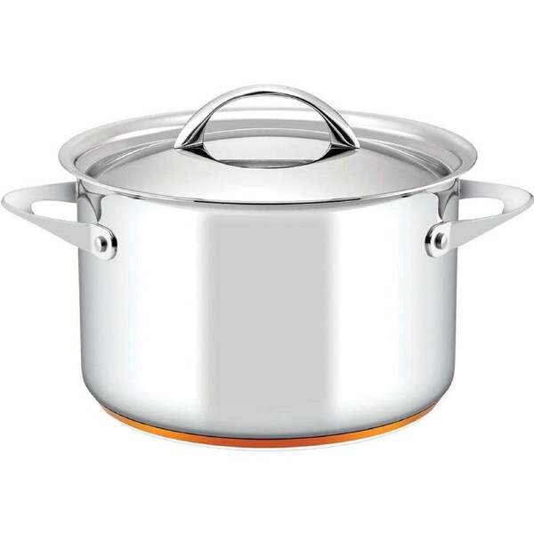 Essteele Per Vita Stainless Steel 24cm/7.1L Stock Pot Round Cookware Silver