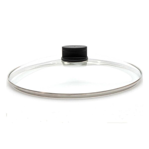 Woll Eco Lite Safety Glass 30cm Fixed Knob Lid Cover For Cookware Pan Clear