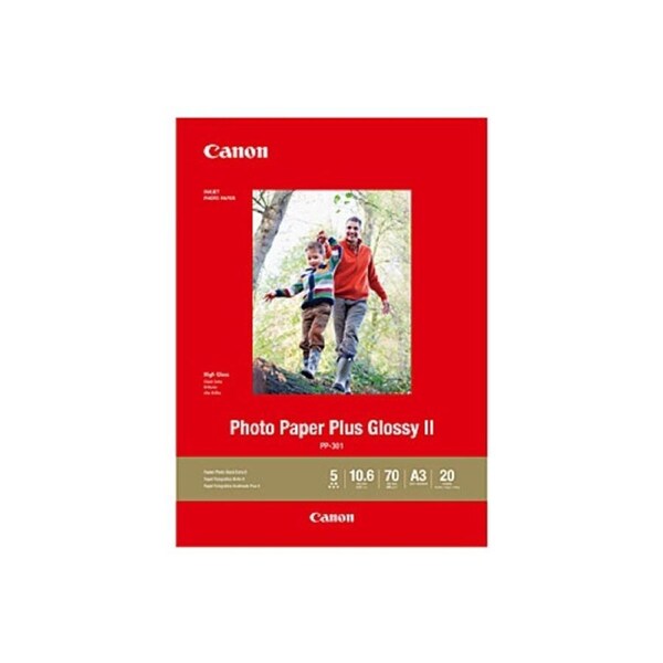 Canon PP301A3 20 sheets 265 gsm Photo Paper Plus Glossy II