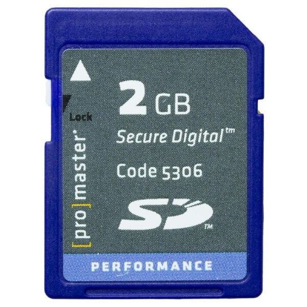 ProMaster SD Performance 2GB Memory Card UHS-1