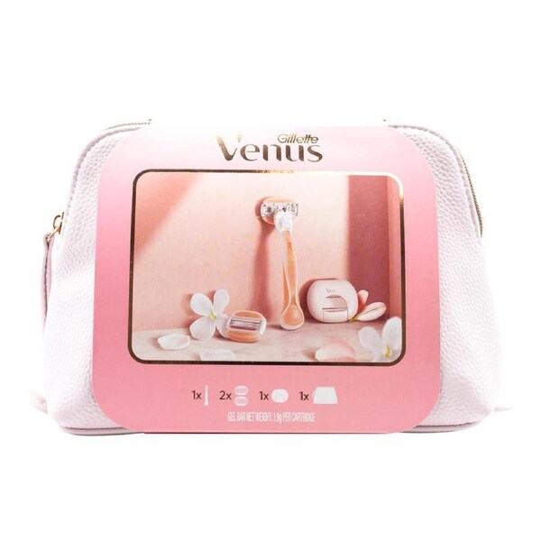 5pc Gillette Venus Smooth Comfortglide White Tea Womens Razor Gift Set