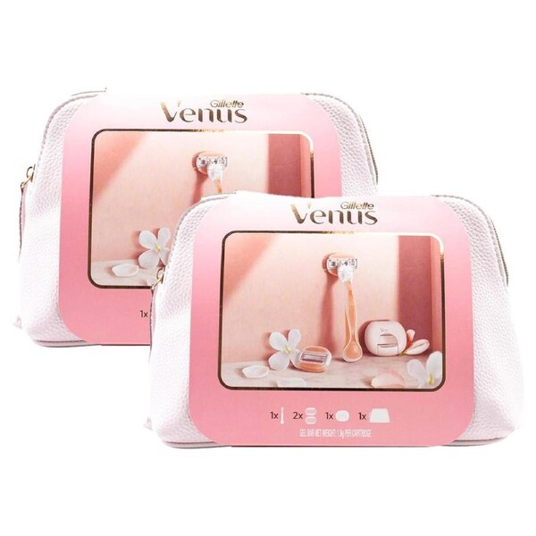 10pc Gillette Venus Smooth Comfortglide White Tea Womens Razor Gift Set