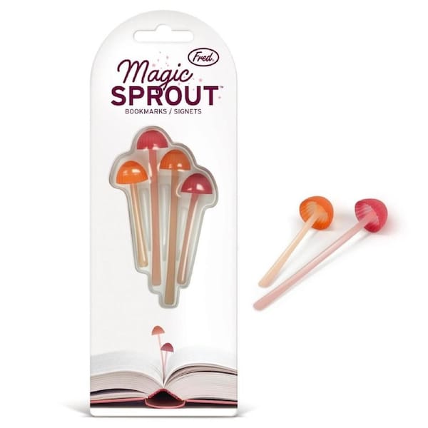 Fred Magic Sprout Mini Mushroom Bookmarks Set of 4