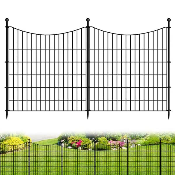 SpringUp 10 Panels Garden Fence Metal Panels Yard Animal Barrier Flower Bed Wire Border