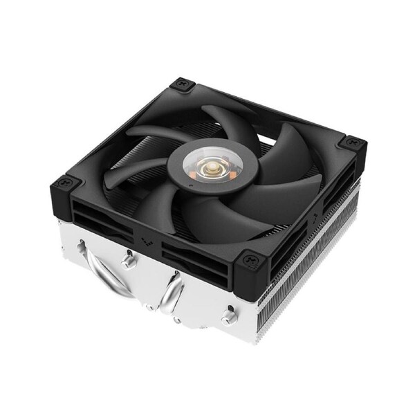 DeepCool AN400 Top Flow Low-Profile Air Cooler, 150W Cooling Power, 4 Heat Pipe, Full ITX Motherboard Compatibility, Intel LGA1700/1200/1151/1150/1155
