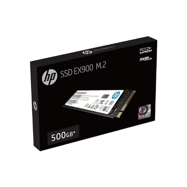 HP EX900 500GB PCIe3.0x4 SSD M.2 SSD 2100MB/s & 1300MB/s 3D NAND Flash
