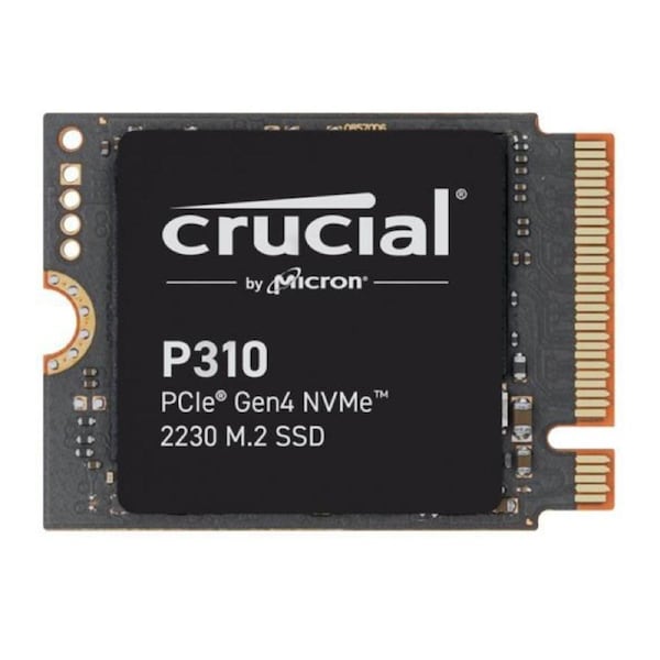 Crucial P310 1TB M.2 2230 NVMe SSD 7100/6000 MB/s 1M IOPS 220TBW 2M MTTF for MS Surface Pro Valve Steam Deck Asus Rog Ally Lenovo Legion Go MSI Claw