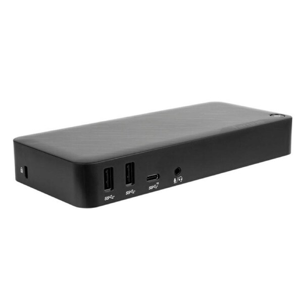 Targus USB-C Multi-Function DisplayPort Alt Mode Triple Video Docking Station 2xDP 1xHDMI 1xGeE Ethernet 2xUSB-A 1xUSB-C with 85W Power