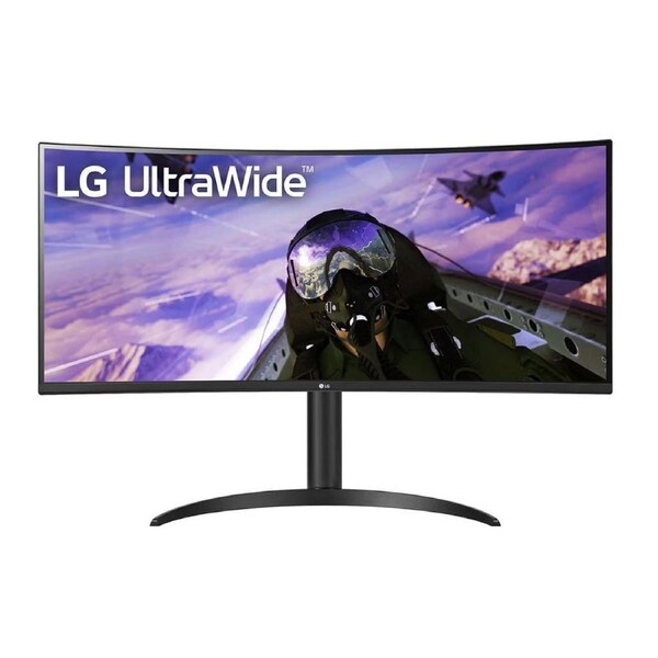 LG 34'Ultra Wide Curved 21:9, 3440 x 1440, HDR 10, 1ms, 160hz, Speaker x 2, Freesync Office, Media, Gaming Monitor (LS)