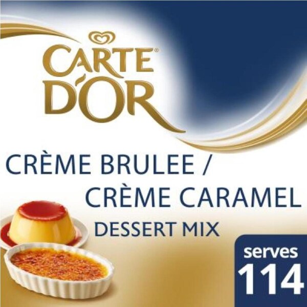 Carte D'or Dessert Mix Creme Caramel / Creme Brulee 1.25kg x 1