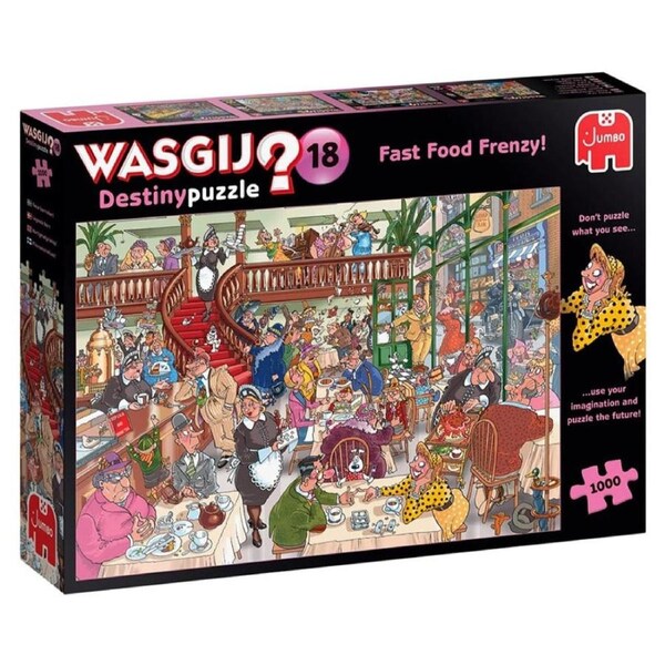 Wasgij Destiny #18 Fast Food Frenzy 1000 Piece Jigsaw Puzzle