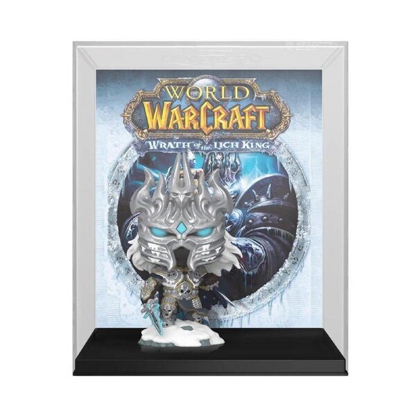 World of Warcraft: Wrath of the Lich King The Lich King Glow Game Cover Funko POP! Vinyl